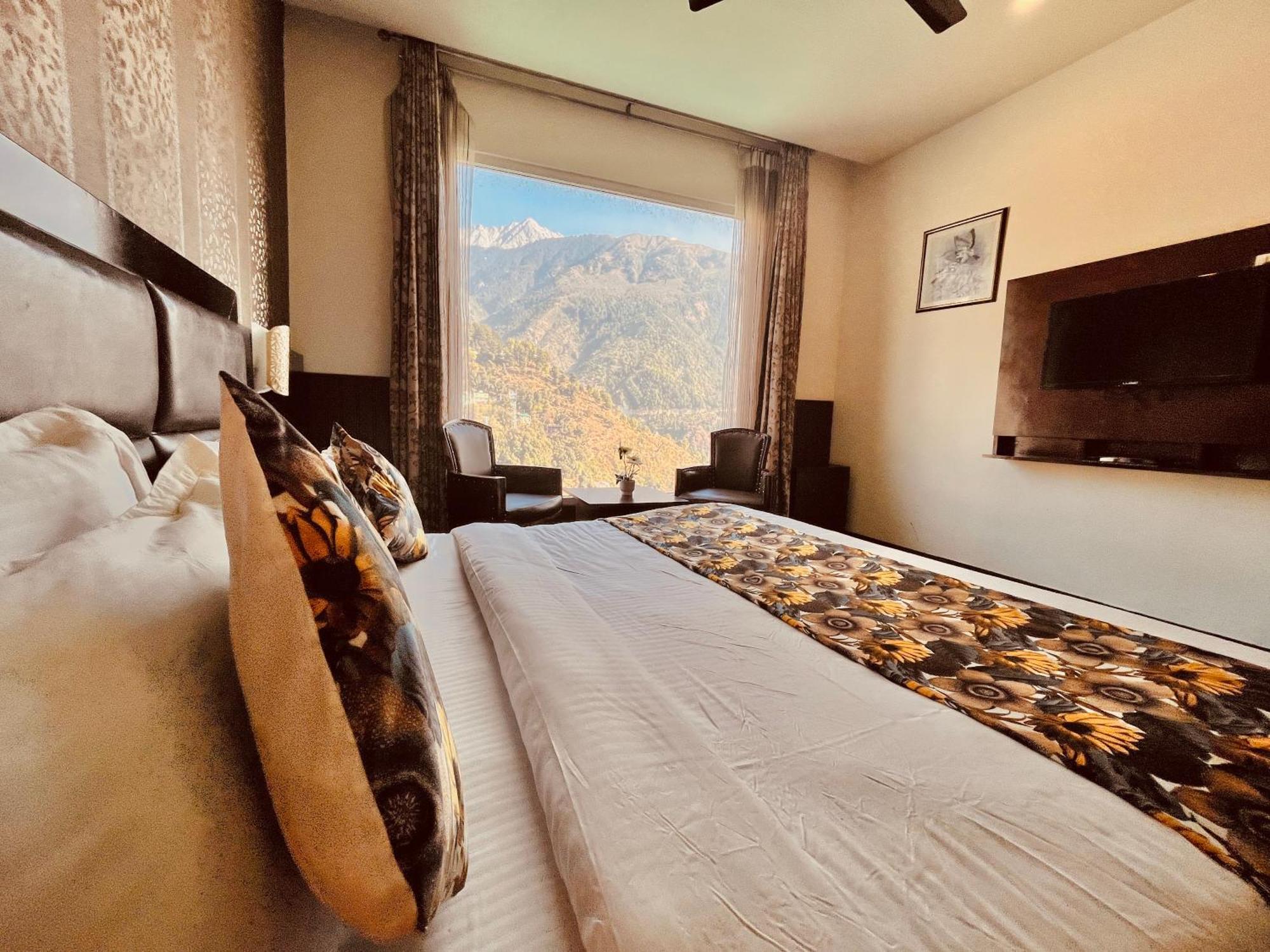 Hotel The Vaikunth Mcleodganj #centrally Heated & Air Cooled #scenic Mountain View #big Parking #on Mall Road #top Rated #most Awarded #premium #bar #terrace #lift #property Of The Year 4*