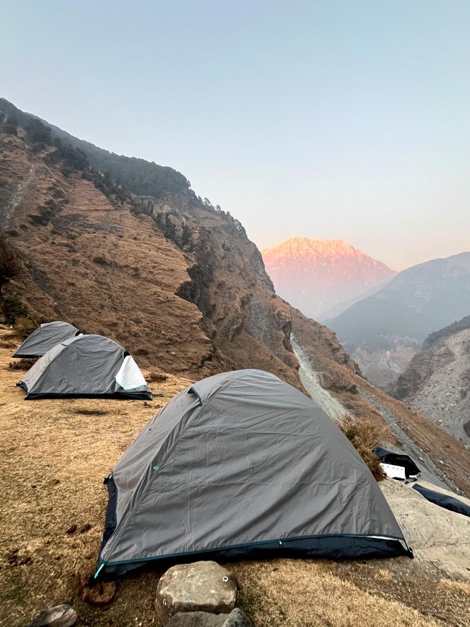 Campsite Mountain Hikers